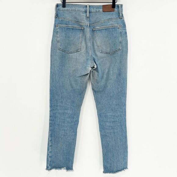 Madewell The Perfect Vintage Jeans Womens Size 27 Blue Denim Cropped Medium Wash - Picture 3 of 8